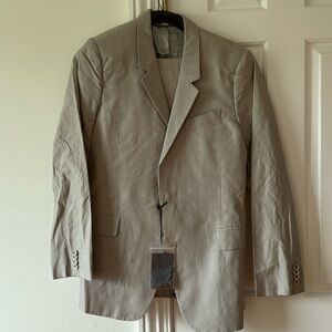 RARE ALEXANDER MCQUEEN PINSTRIPE SUIT 46